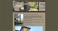 Desktop Screenshot of belmonteguesthouse.co.za