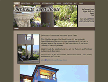 Tablet Screenshot of belmonteguesthouse.co.za